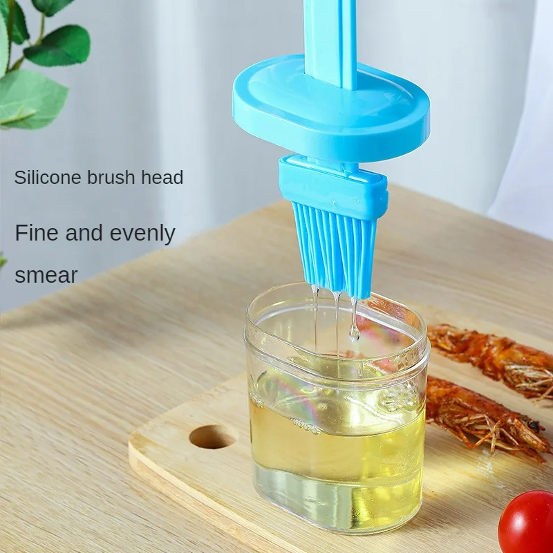 Cookware Bbq Oiler With Brush Kitchen Utensil Kitchen Baking Utensils Barbeque Oil Brush Outdoor Barbecue Cooking Tools Modern - Image 6