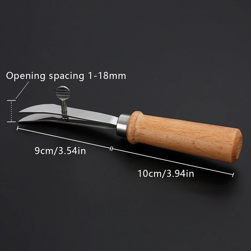 Adjustable Leather Edge Stitching Groover Craft Groove Gouge DIY Tool Crimper Slotting and Grooving - Image 2