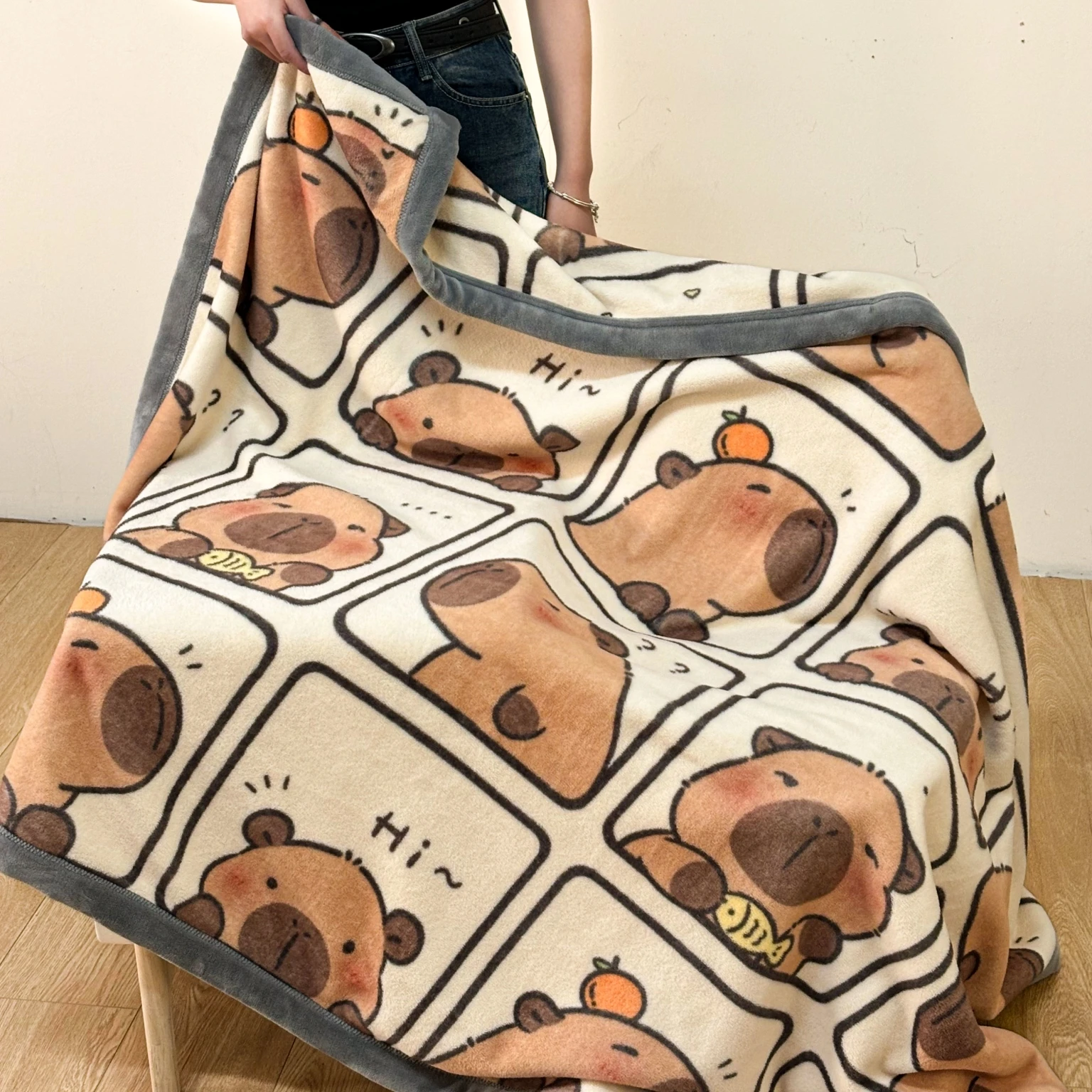 YanYangTian 2024 New Thin blanket sofa cover bedding Cute puppy print Autumn Winter warm comforter Home and decoration - Image 4